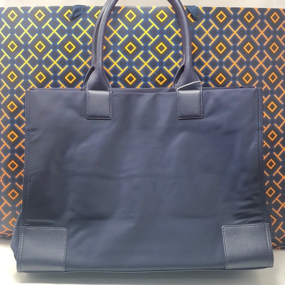 NWT Tory Burch Ella tote navy blue - Picture 2 of 7